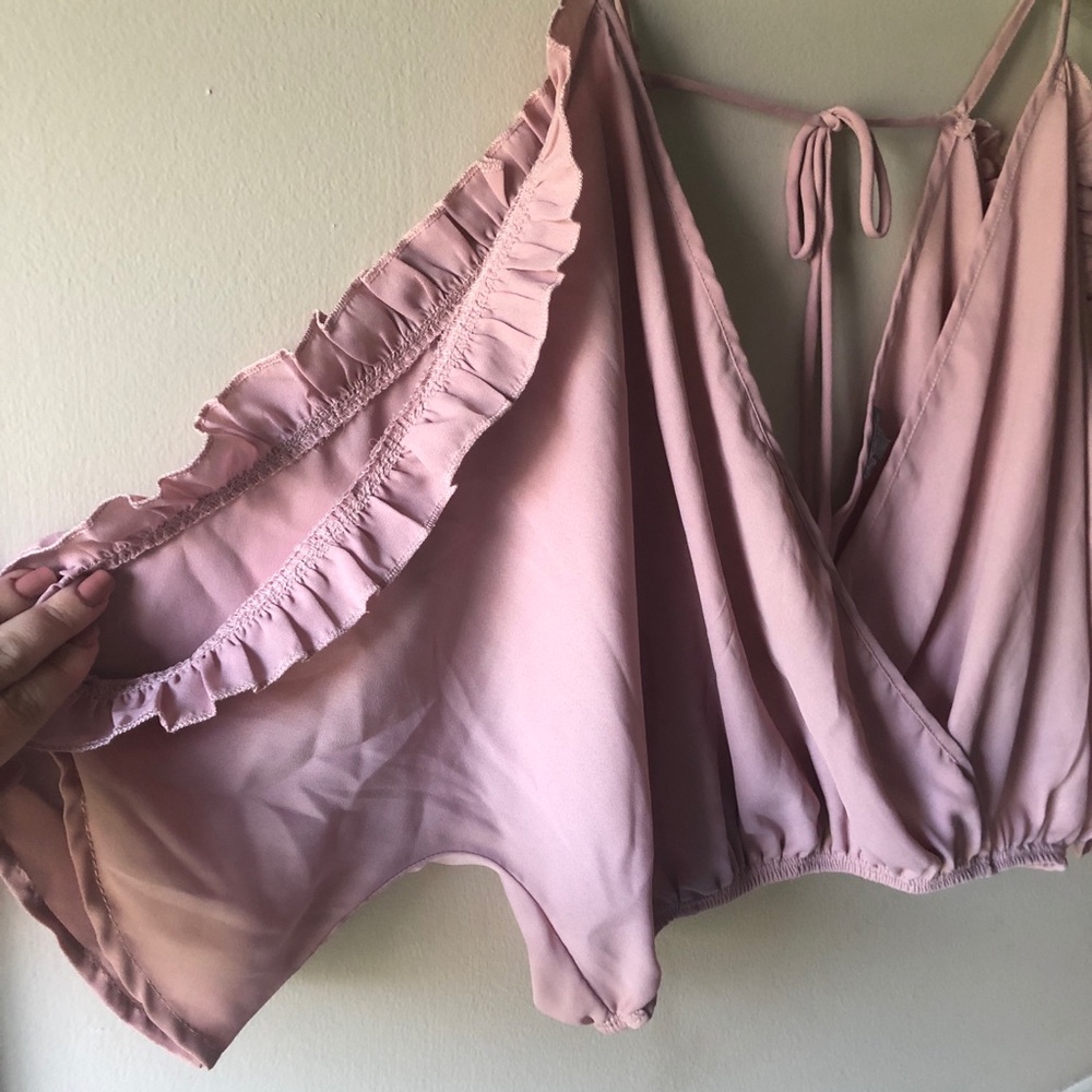 Blush Ruffle Top - Picture 2 of 8